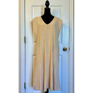 NWT Hello Nite Women’s Shell Midi Pajama Women’s Light Yellow Dress Large